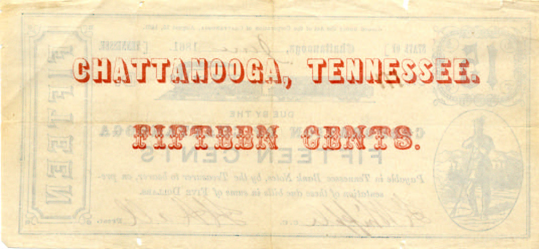 $0.15 G-1297A Corporation Chattanooga back
